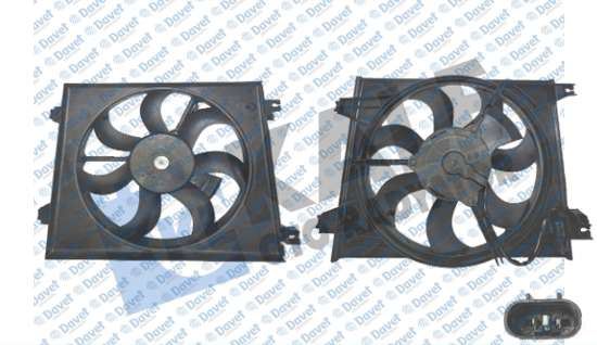 KALE 387320 Fan Motoru Davlumbazli Kia Cerato I 1.6 2.0 1.5-2.0crdi 04>09 (12v)